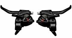 Shimano ST-EF41 3x7 Vites & Fren Kolu