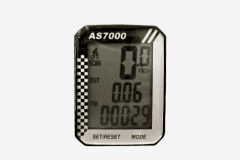 ASSIZE - Kablolu Kilometre Saati - S-7000-11F - 11 Fonksiyonlu Siyah